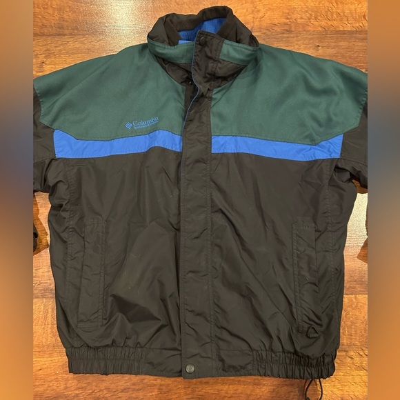Vintage Columbia Bugaboo 3 In 1 Jacket Coat Shell + Fleece Bomber Men's Size L - Picture 1 of 9